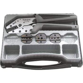 Kleště 211960 Kleště lisovací MULTI s výměnnými raznicemi, Haupa