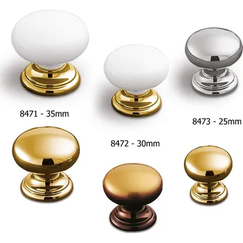 Nábytkové kování 847 - 102 bílá, 30 mm