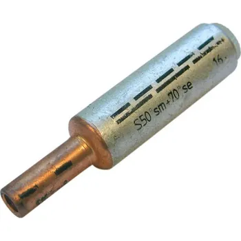 Kabelové oko 293608 Spojka kabelová Al - Cu DIN 28201, 70 - 35 mm2, Haupa