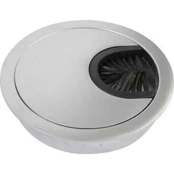 INS61213 Kabelová průchodka 60mm kovová, System+, Aluminium, Schneider