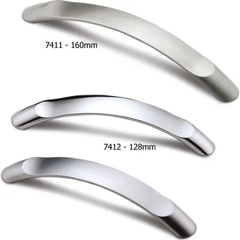 Nábytkové kování 741 - 400 lesklý chrom, 160 mm