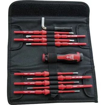 Šroubovák 102702-1 Sada šroubováků s výměnnými čepelemi 1000 V VarioTQ 1-6 Nm TX, 11 ks, Haupa