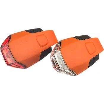 Cyklosvítilna GUEE Camaro set přední+zadní světlo/blikačka-oranžová (GUEE Camaro set přední+zadní světlo/blikačka-oranžová)