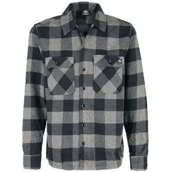 Pánské tričko Dlouhý rukáv z Dickies - Tričko New Sacramento - Muži - šedá