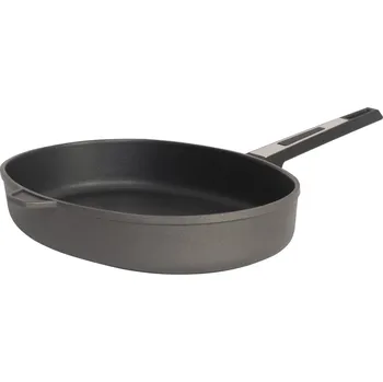 Profesionální titanová pánev na ryby SKK Titanium Durit 38x26 cm Indukce