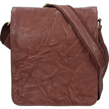 Sendi Design pánská kožená taška hnědá