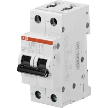 Jistič 2CDS272061R0338 S202M-Z4UC Jistič 2P, 4A, 10kA, char: Z DC: 220 / 440 V DC, AC: 253 / 440V, ABB