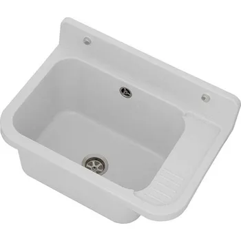 Výlevka Závěsná výlevka VIGO bílý 50 x 34 x 21 cm