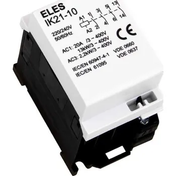 Jistič 15-20-IK21-10AC Mini stykač, 20 A , AC, dvoumodulové provedení IK 21-10 AC1 400V (spínací), Bonega