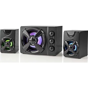 Nedis GSPR31021BK herní reproduktory 2.1 subwoofer 33 W, USB, jack 3.5mm