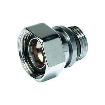 Fitinka Giacomini T15TG Nátrubek 1/2" s kulovou těsnící plochou, leštěný chrom, TG, včetně převlečné matice