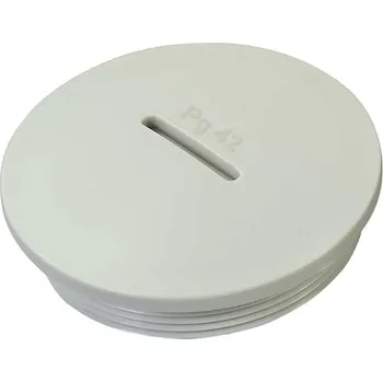 250222 Zátka šroubová PG 21, světle šedá, Haupa