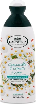 Šampon L'Angelica Addolcente Camomilla & Estratto Di Lino bylinný šampon 2v1 250 ml