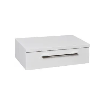 Koupelnový nábytek Krajcar KG Geo koupelnová skříňka 100 x 25 x 50 cm s výřezem bílá KG1.100