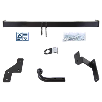 Tažné zařízení Hak-Pol tažné zařízení pevné včetně Erich Jaeger elektropřípojky 7pólové typová - RENAULT CLIO II