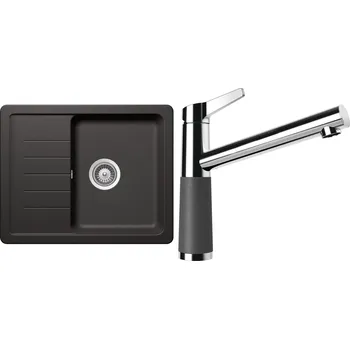 Granitový dřez Set Schock S1-4 (dřez Toledo D-100XS Stone + baterie SC-510 Stone)