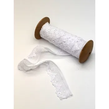 Krajka Krajka bílá 40 mm