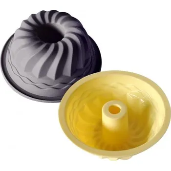 Forma na pečení Toro Silikonová forma na bábovku mini 15,4 cm hnědá/béžová 2 ks