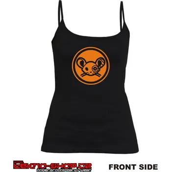 TEKNOSHOP Cyber Mouse tekno tílko s potiskem dámské XL červené