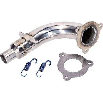 Výfuk pro motocykl 101 Octane Koleno výfuku nerezové, otevřená verze Rieju MRT 50 ccm Euro 5 48939