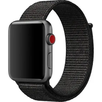 Řemínek na hodinky Nylonový řemínek 42mm/44mm černý pro Apple Watch