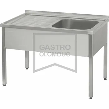 Nerezový dřez OEM Dřez - 100x70, nádoba 50x50x30 cm vpravo Varianta: Dřez - 100x70, nádoba 50x50x30 cm vpravo