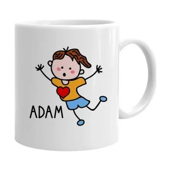 Žertovný předmět Magnet + jméno (mužské) - hrnek s potiskem - personalizovaný produkt- Tričkový.cz