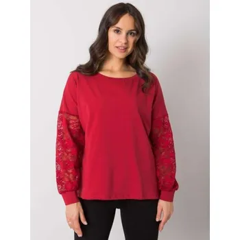 Dámská halenka krajková RUE PARIS Shantelle bordó