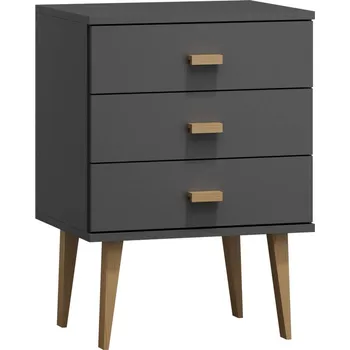 Komoda ImportWorld Komoda NR1 Venuci 3S - v75 x š59 x h47, šedá - kopie