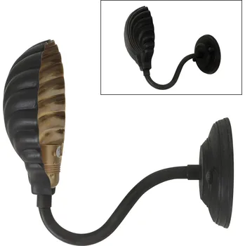 Nástěnné svítidlo Nástěnná lampa Shell 2 Barva: spálená černá