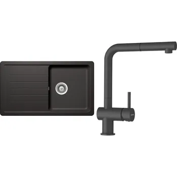 Granitový dřez Set Schock S2-2 (dřez Toledo D-100 Stone + baterie Epos.120 Stone)