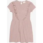 En Fant - Dress SS Pointelle Misty Rose vel. 86-128 92 (doporučená výška 90-97cm)