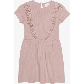 Dívčí šaty En Fant - Dress SS Pointelle Misty Rose vel. 86-128 92 (doporučená výška 90-97cm)