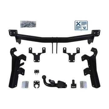 Tažné zařízení Brink tažné zařízení Odnímatelné Tažné rameno zasunuté zezadu - TOYOTA RAV 4 IV