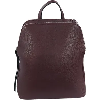 Vera Pelle dámský batoh kožený vínový