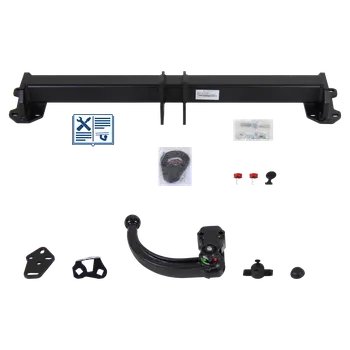 Tažné zařízení Westfalia tažné zařízení Odnímatelné včetně TowTec elektropřípojky 7pólové univerzální - VOLVO V90 II kombi