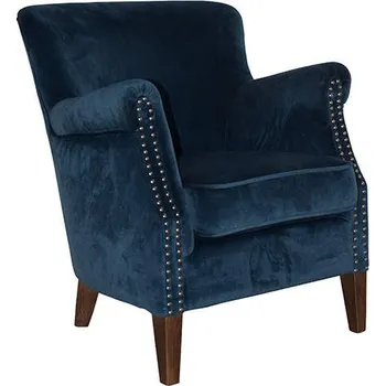 Křeslo Čalouněné Křeslo Justin DT37 Barva nohou: Brossé Nature, Sametové čalounění: Žadná, Přírodní látka: Stone