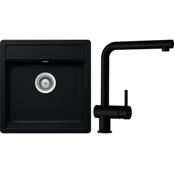 Granitový dřez Set Schock S11-2 (dřez Mono N-100S Puro + baterie Epos.120 Puro)