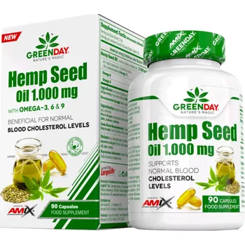 Amix Hemp Seed Oil 1.000mg - 60 kapslí