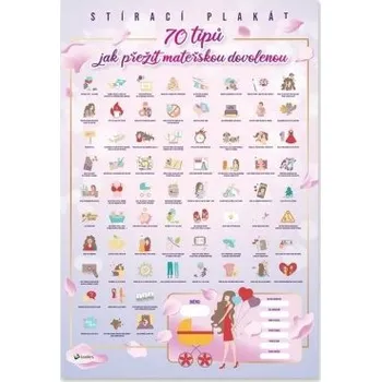 RC model letadla Stírací plakát - 70 tipů, jak přežít mateřskou dovolenou CZ