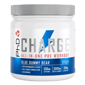 Anabolizér PhD Charge Pre-Workout 300g - grape candy