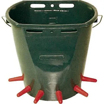 Chov hospodářského zvířete Kbelík napájecí pro jehňata s šesti dudlíky