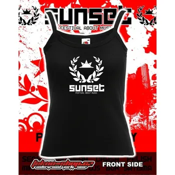 TEKNOSHOP Sunset tekno tílko s potiskem dámské