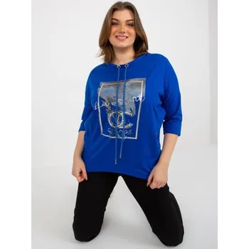 Dámská halenka Dámská halenka plus size ONDA tmavě modrá