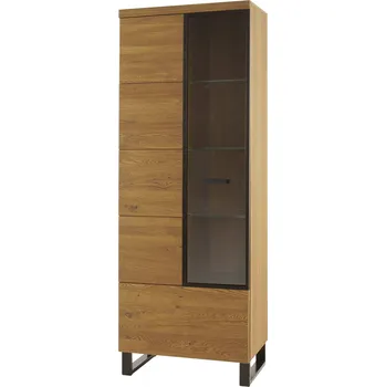 Knihovna Vitrína dub rustical PRATTO 10