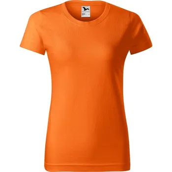 Pánské tričko tričko dámské BASIC 134 kr.rukáv - oranžová - S