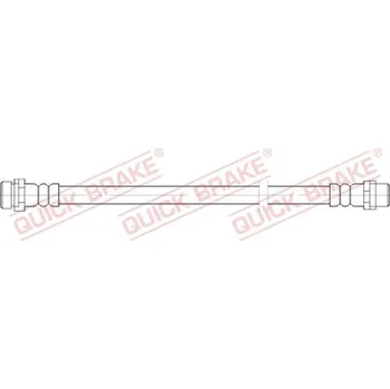 Brzdová hadice Brzdová hadice QUICK BRAKE 25.064
