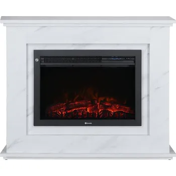 Elektrický krb Cloe, bílý mramor 2000W