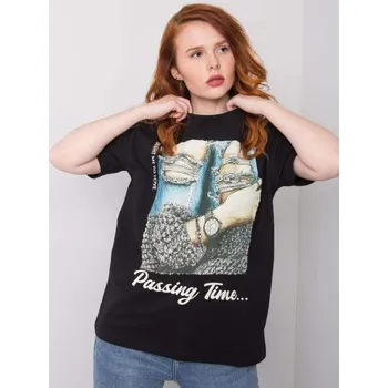 Dámské tričko s aplikací BLANCHE černé