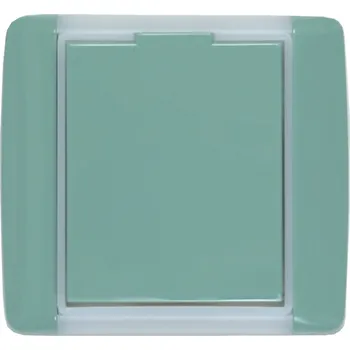 Vysavač Centrální vysavače Praha - Zásuvka design ABB Element agáve/ledově bílá s rámečkem